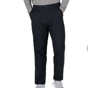 Gerry Men's Fleece lined Black Pants. warmth stretchy, water resistant.